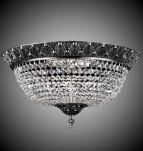  FM8622-P-02G - 22"W L.E.D Corinthian Flush Mount